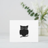 Inkblot Owl Briefkaart (Staand voorkant)