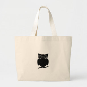 Inkblot Owl Grote Tote Bag