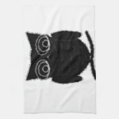 Inkblot Owl Theedoek (Verticaal)