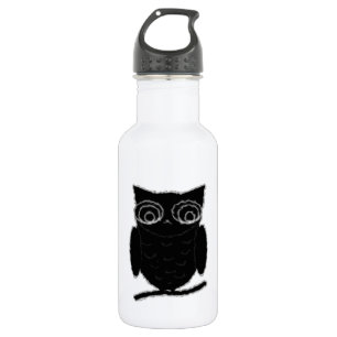 Inkblot Owl Waterfles