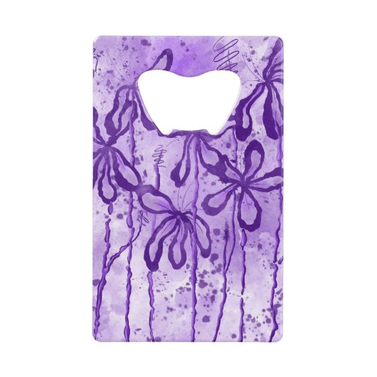 Inked Flowers Ouverture de bouteille (Devant)