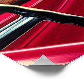 Inked Racing Girl Poster (Hoek)