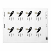 Inked Raven Etiket (Full Sheet)