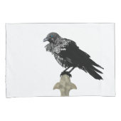 Inked Raven Kussensloop (Voorkant-Rechts)