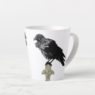 Inked Raven Latte Mok
