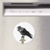 Inked Raven Magneet (Insitu (Vaatwasser))