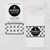 INKED-schedelstempel Klantenkaartje (Voorkant / Achterkant)