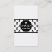 INKED-schedelstempel Klantenkaartje (Achterkant)