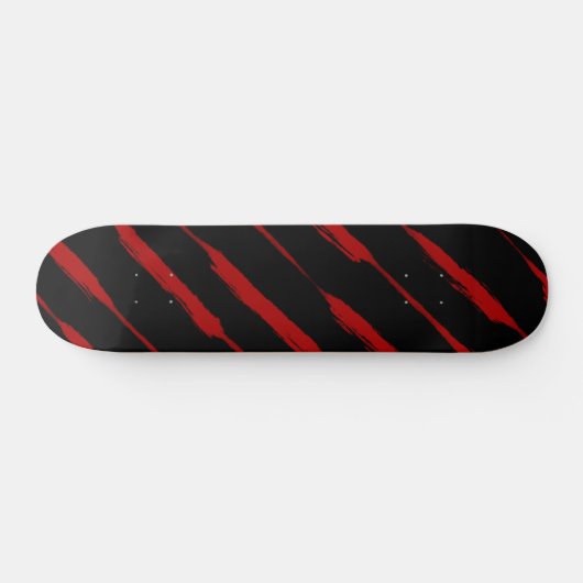 Inked Stripes in het rood Skateboard (Horizontaal)