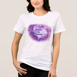 Inkomen & Uitkomsten Planetair T-shirt