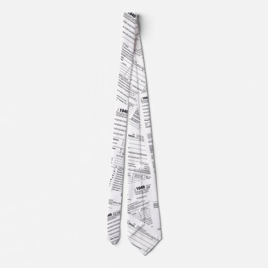 Inkomstenbelastingformulier Stropdas (Achterkant)