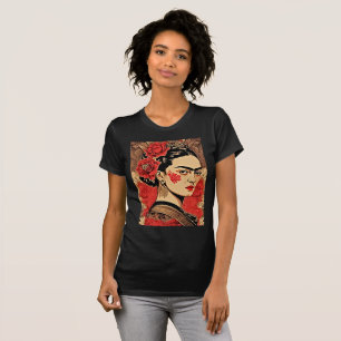InkPunk Frida Kahlo T-Shirt - Bold & Iconique