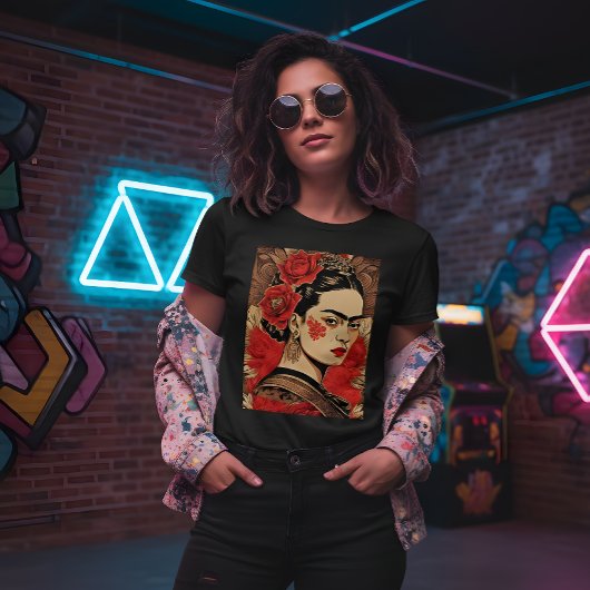 InkPunk Frida Kahlo T-Shirt - Bold & Iconique