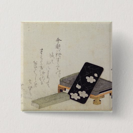 Inkstone Vierkante Button 5,1 Cm (Voorkant)