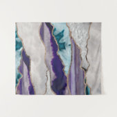 Inkt Agate Gold Glitter Glam #2 (Faux Glitter) #ar Wandkleed (Voorkant (horizontaal))