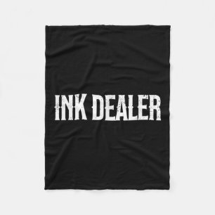 Inkt Dealer Verslaafd Tattoo Grappig Getatoeëerd M Fleece Deken