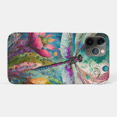 Inkt en Pen Waterverf Dragonfly Telefoon Case (Achterkant (horizontaal))