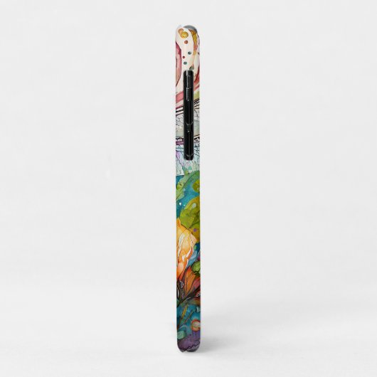 Inkt en Pen Waterverf Dragonfly Telefoon Case (Achterkant/links)