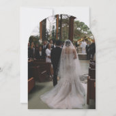 Inkt grillige hand getrokken taart bruiloft recept kaart (Achterkant)