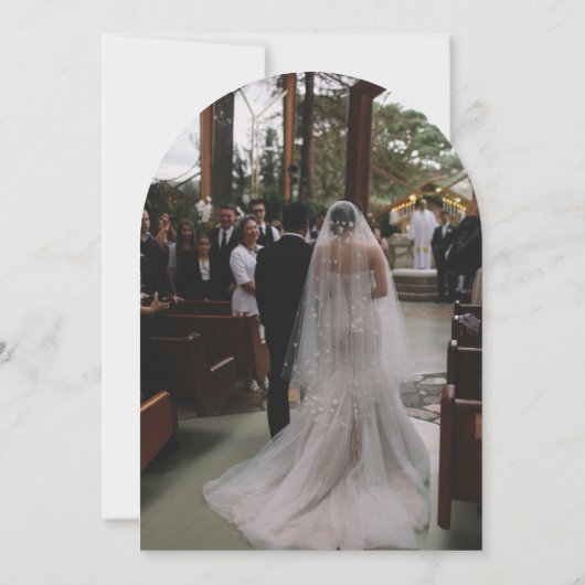 Inkt grillige hand getrokken taart bruiloft recept kaart (Achterkant)