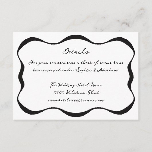 Inkt lint informatiekaartje (Voorkant)