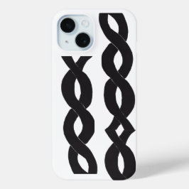 Inkt Loops Telefoonhoes Monochrome