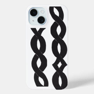 Inkt Loops Telefoonhoes Monochrome