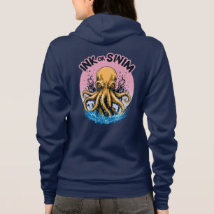 Inkt of zwemmen Octopus Tattoo Quote Hoodie