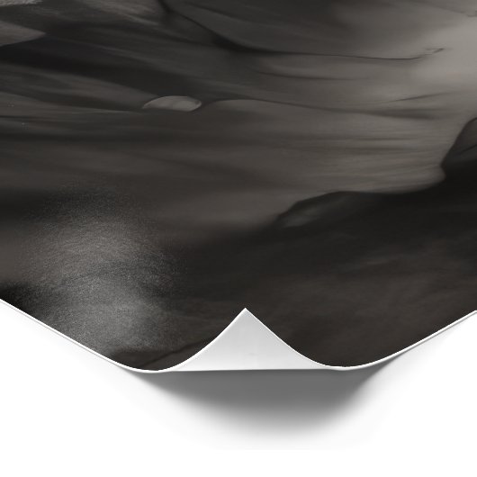 Inkt op papier Landschap Perfect Poster (Hoek)