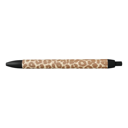 Inkt Pen-luipaard afdrukken Zwarte Inkt Pen (Voorkant)