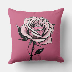 Inkt Roos (roze) Kussen