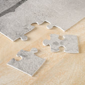 Inkt schilderij van een wasbeer puzzel (Zijkant)