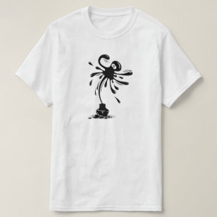 inkt spinnen t-shirt