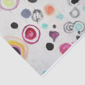 Inkt Stippen Weefselpapier - 15 gsm (10lb), Wit Tissuepapier (Detail)