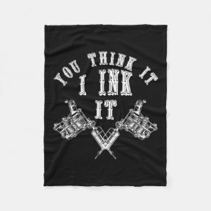 Inkt Tattoo Master Tattooer Gift Idee Ink Artiest Fleece Deken