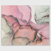 Inkt, verf, abstract. Sluiting van het schilderij Cadeaupapier (Vlak)