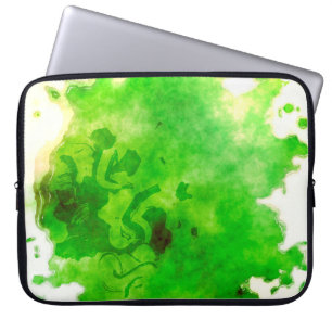 Inkt waterverf verf waterverf laptop sleeve