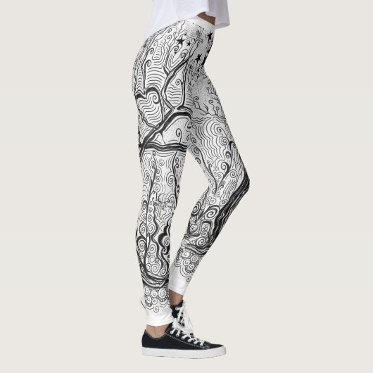 Inkt ze Leggings (Rechts)