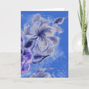 Inktbloem Wenskaart Kaart