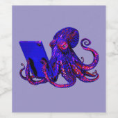 Inkternetverslaving Wijn Etiket (Enkel label)