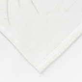 inktgespetterde bloei fleece deken (Hoek)