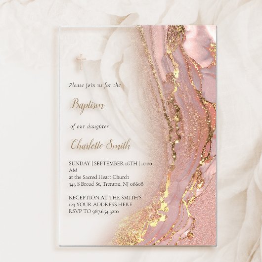 inktmarmer | doop acryl uitnodigingen