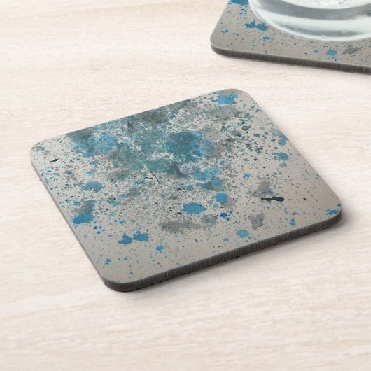 Inktplaten op papier bier onderzetter (Linkerzijde)