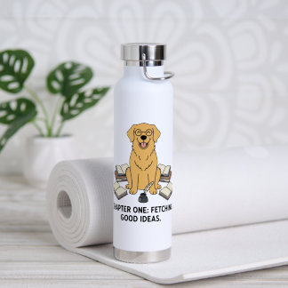 Inktpot Gouden Retriever Puppy Ideeën Boek Liefheb Waterfles