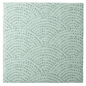 Inktpuntschalen - eendenei tegeltje (Voorkant)