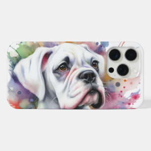 Inktspattend Boxerhond Vreugde iPhone 15 Pro Max Hoesje