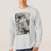 inkttekening van gewone T-shirt (Voorkant)