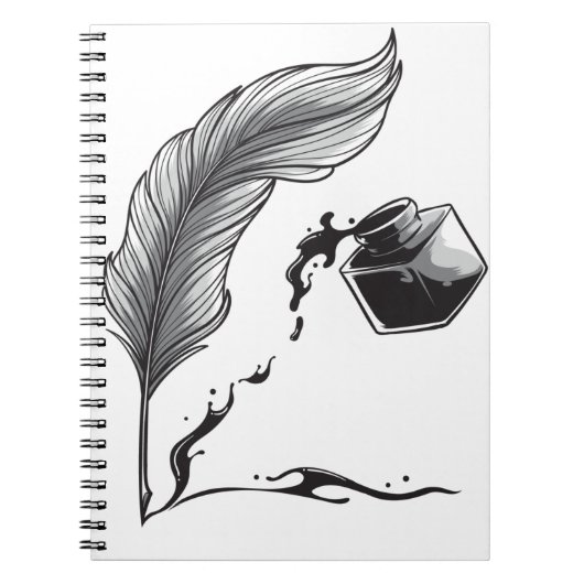 Inktveren pen notitieboek (Voorkant)