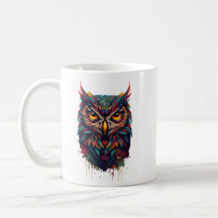 inktveren uil koffiemok