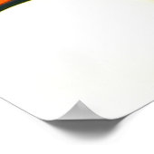 Inktverf exploderen: kleurrijk Abstract Poster (Hoek)